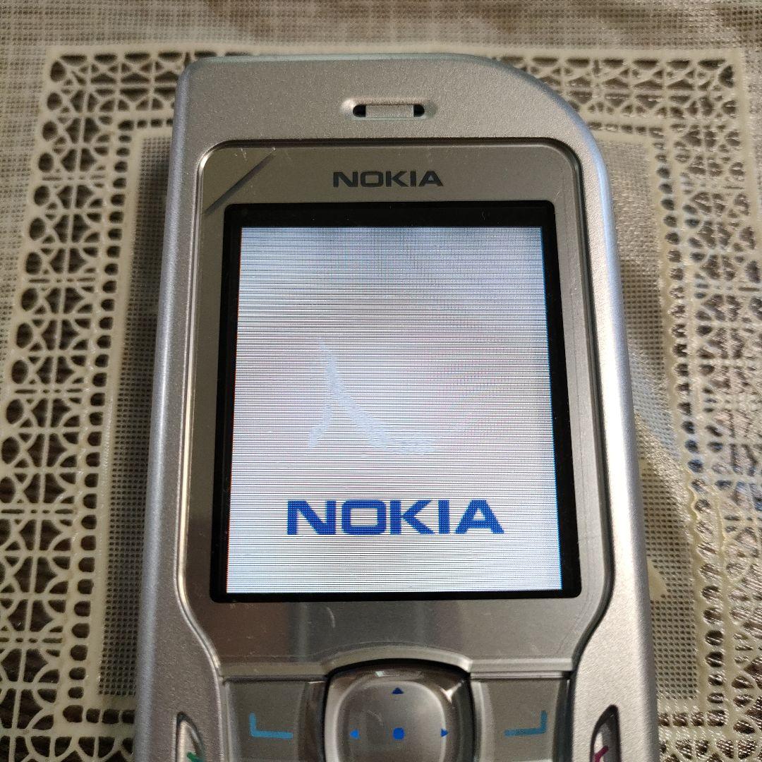 \"未使用\"ノキアNOKIA携帯電話『6670』純正バッテリー、液晶保護フィルム付