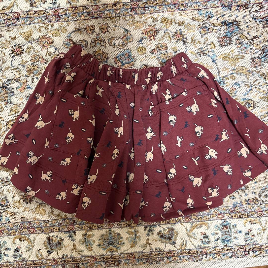 【新品未使用】　misha&puff circle skirt 3y 猫