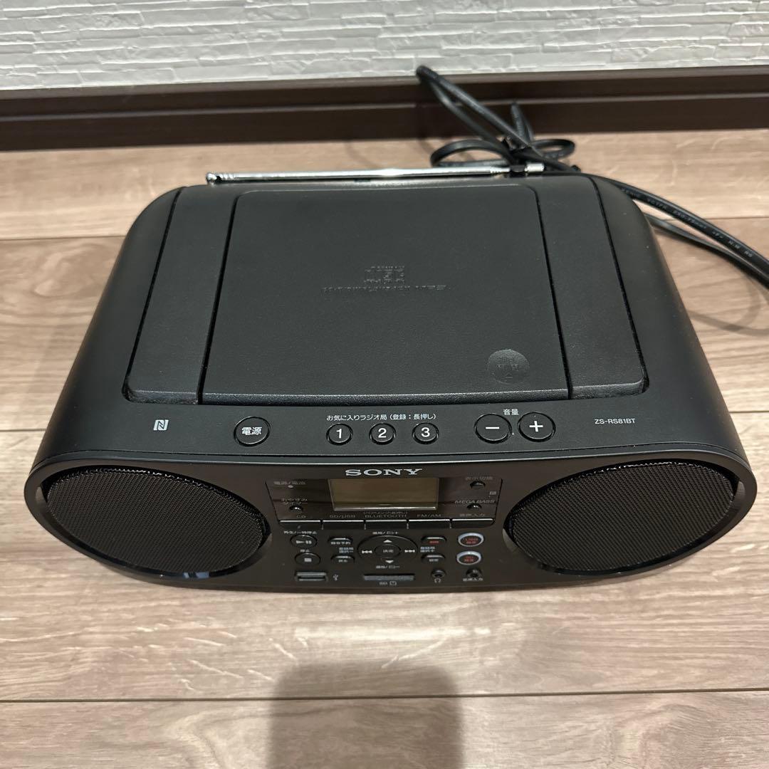 SONY ソニー ZS-RS81BT CDラジオ・ラジカセ　動作確認済み