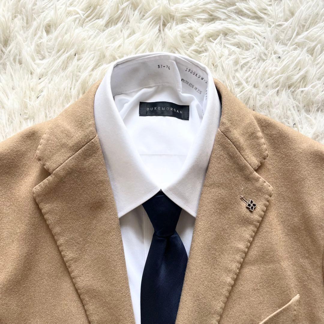 <美品>TAGLIATORE×ブリッラ カシミヤ100% キャメルジャケット48