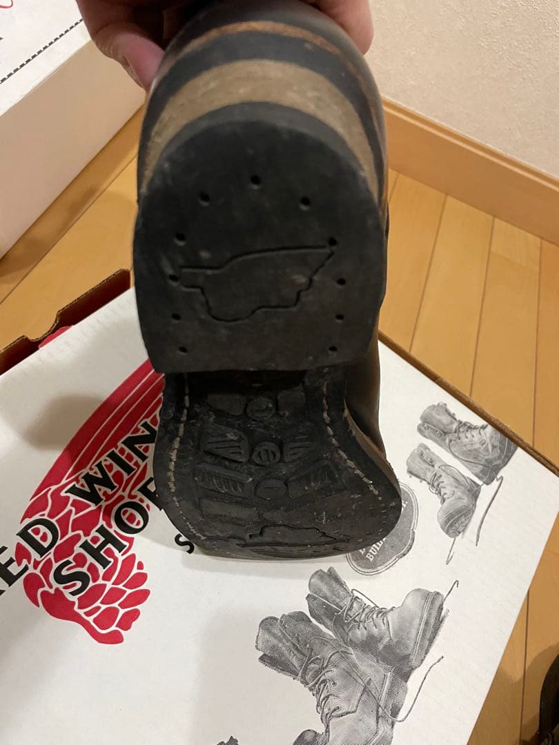 REDWING レッドウィング　2268 サイズ25.0 ブラック　2008年
