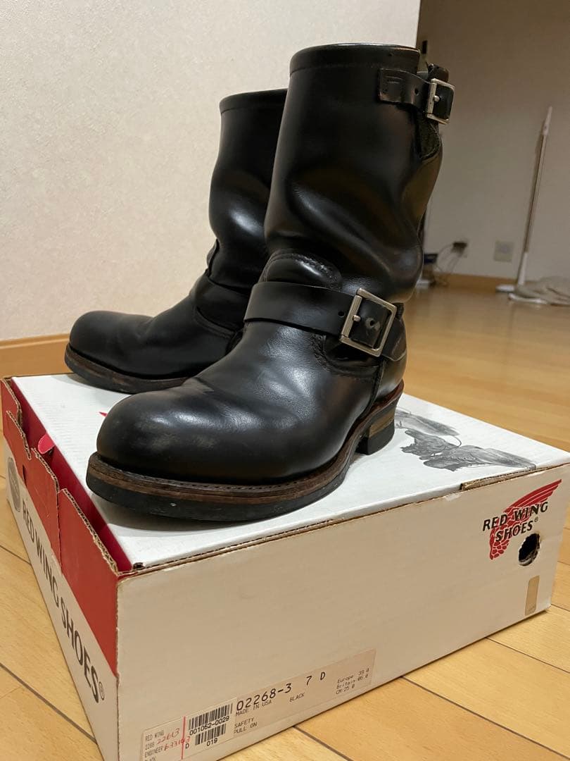 REDWING レッドウィング　2268 サイズ25.0 ブラック　2008年