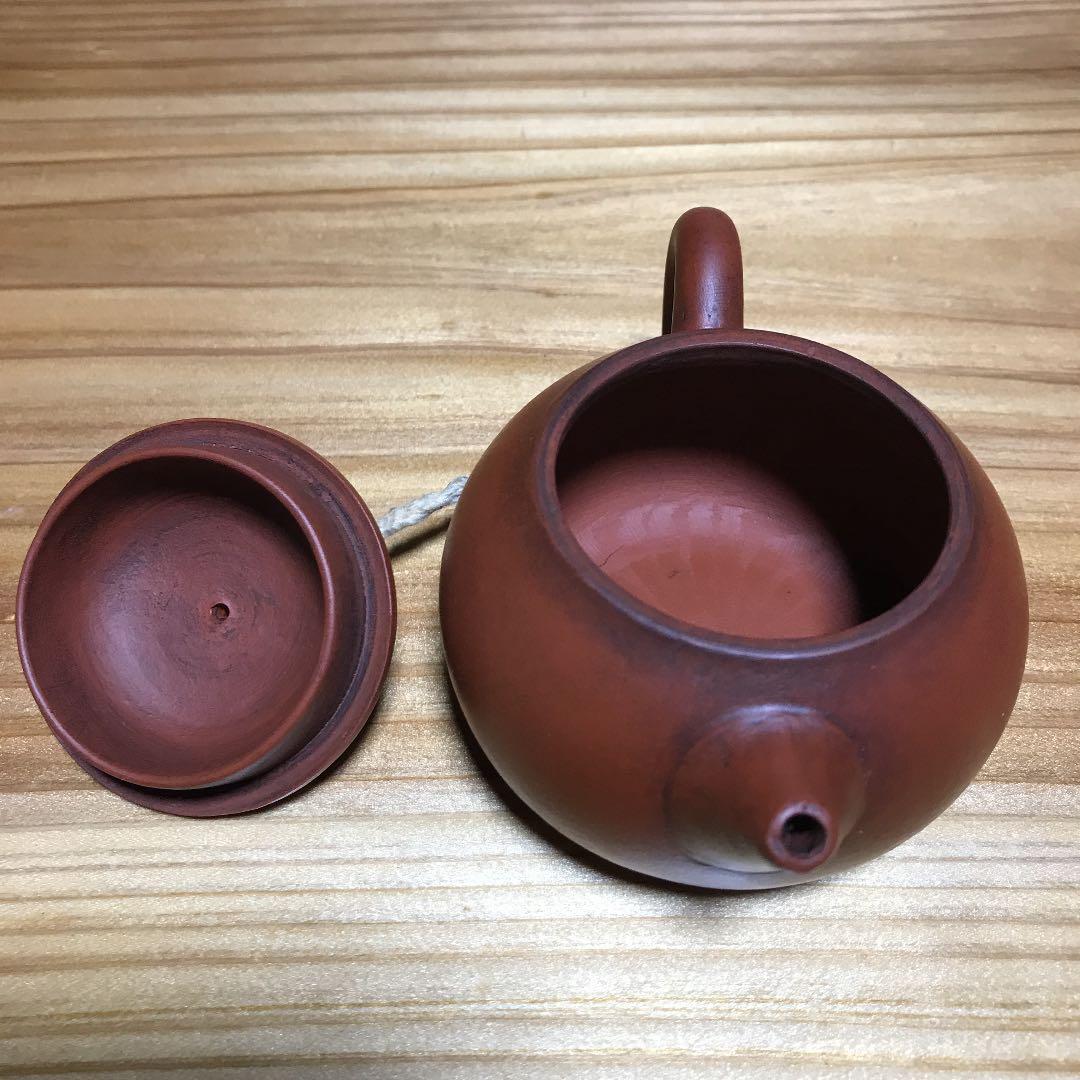 乾隆年製　朱泥茶壺