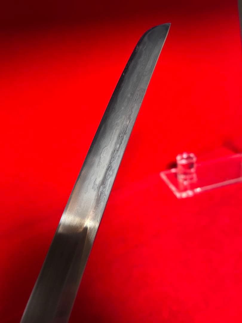 01589 包丁　マグロ包丁　超美品　刃文綺麗　墨流し　地肌綺麗　未使用品