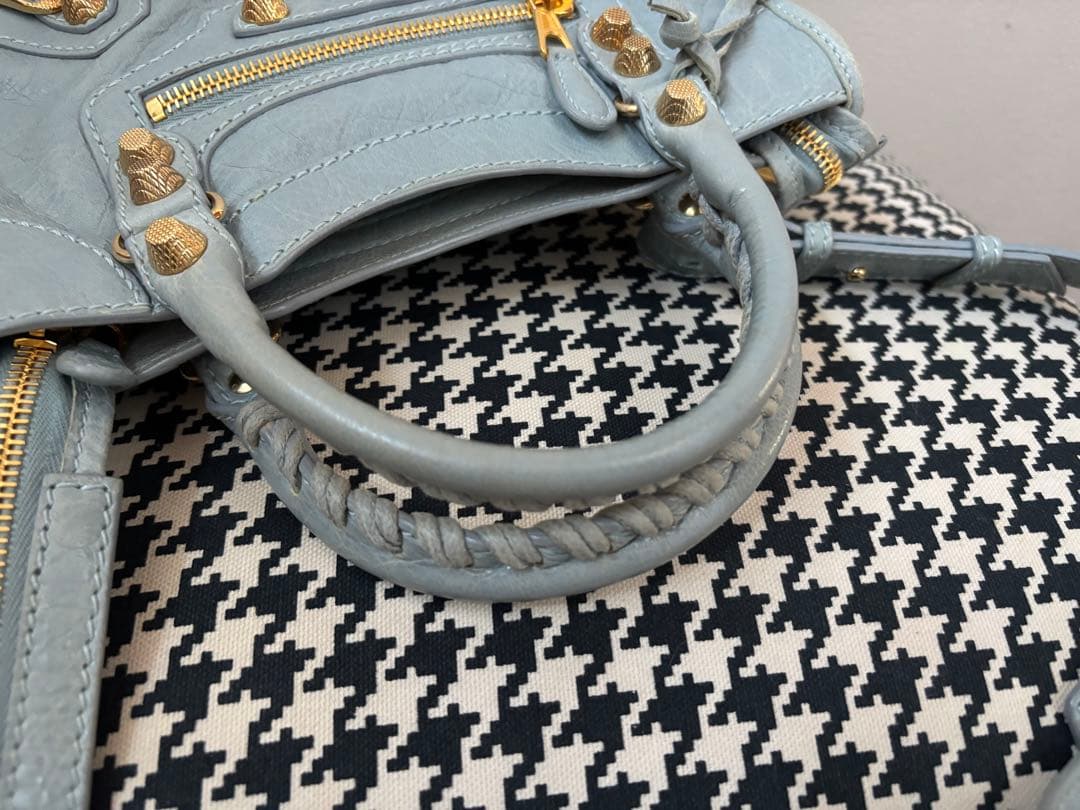 BALENCIAGA ジャイアントミニシティ エディターズバッグ ブルー