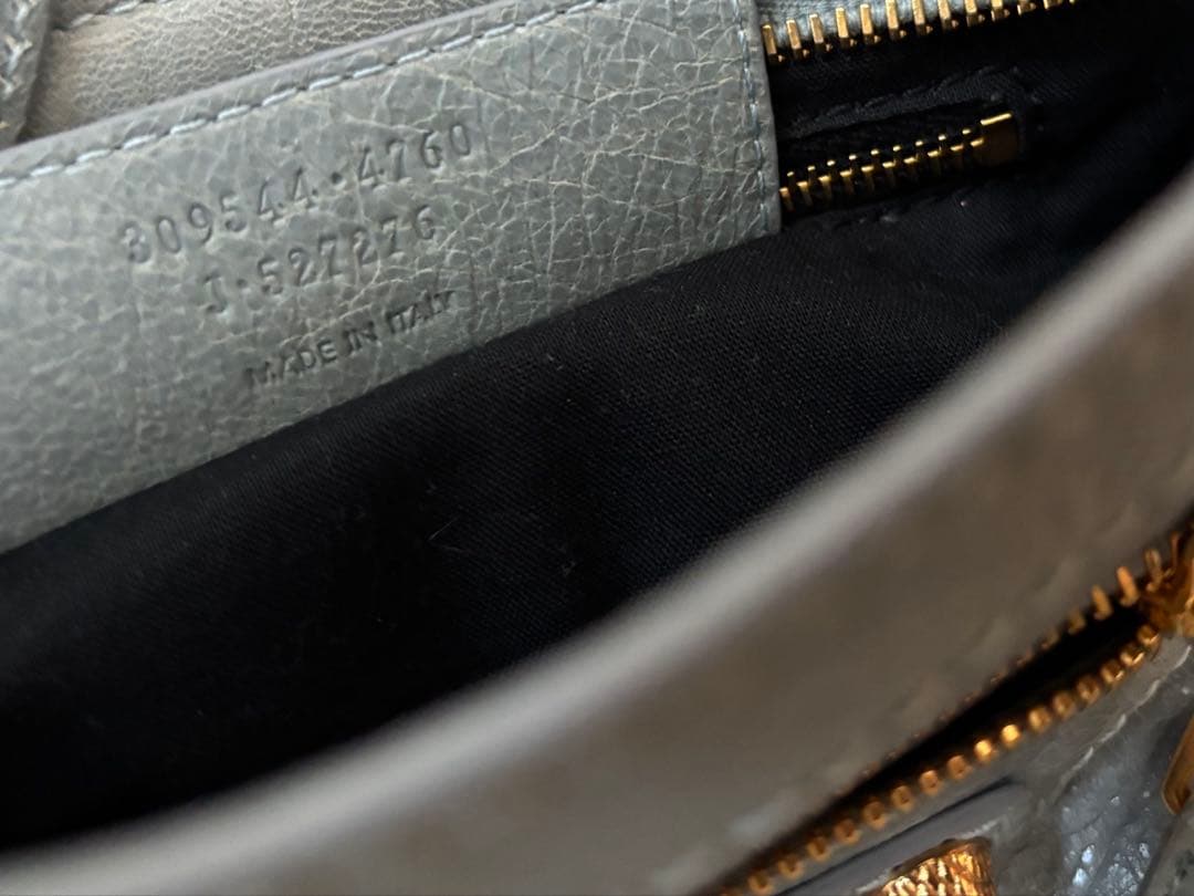 BALENCIAGA ジャイアントミニシティ エディターズバッグ ブルー