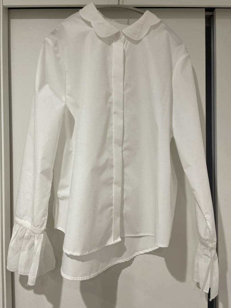 【maré 】Scallop Collar Blouse オフホワイト