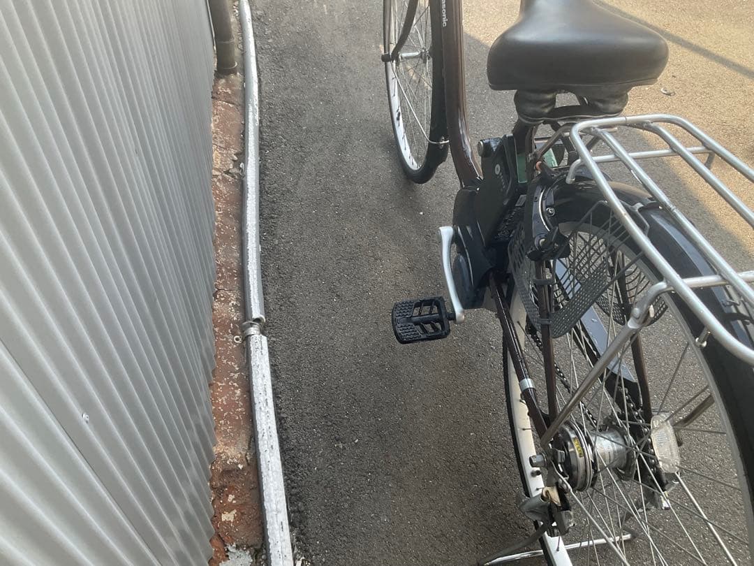 パナソニック最新機種電動アシスト自転車vivi26インチブラウンボディー