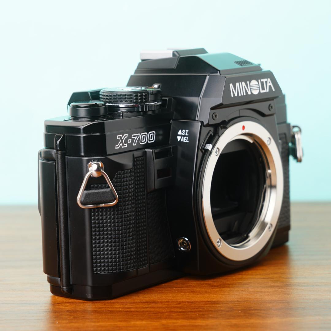 [美品] 完動品◎ミノルタ New X-700 ボディ フィルムカメラ #371