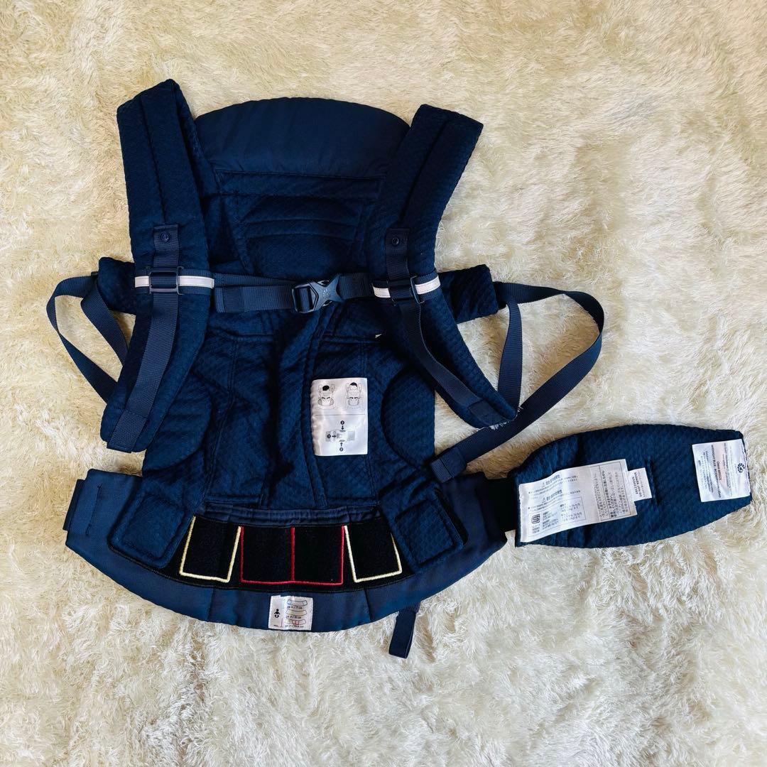 【美品】エルゴベビー OMNI Breeze オムニブリーズ ミッドナイトブルー