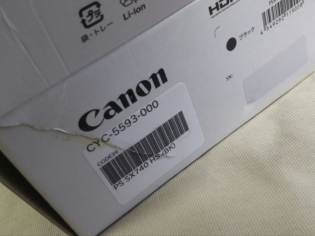 ✩ ジャンク品✩ Canon PowerShot SX740 HS BK