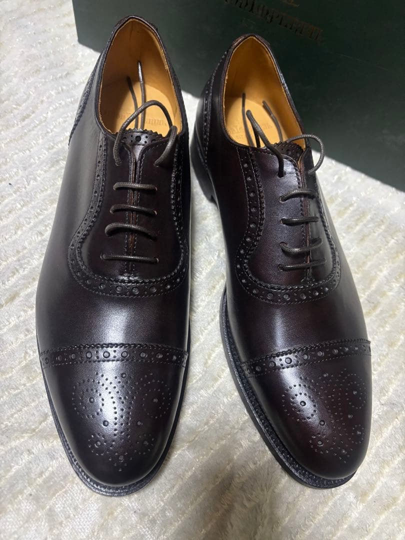 新品　ユニオンインペリアル　メダリオン　ビジネスシューズ　7.5EE