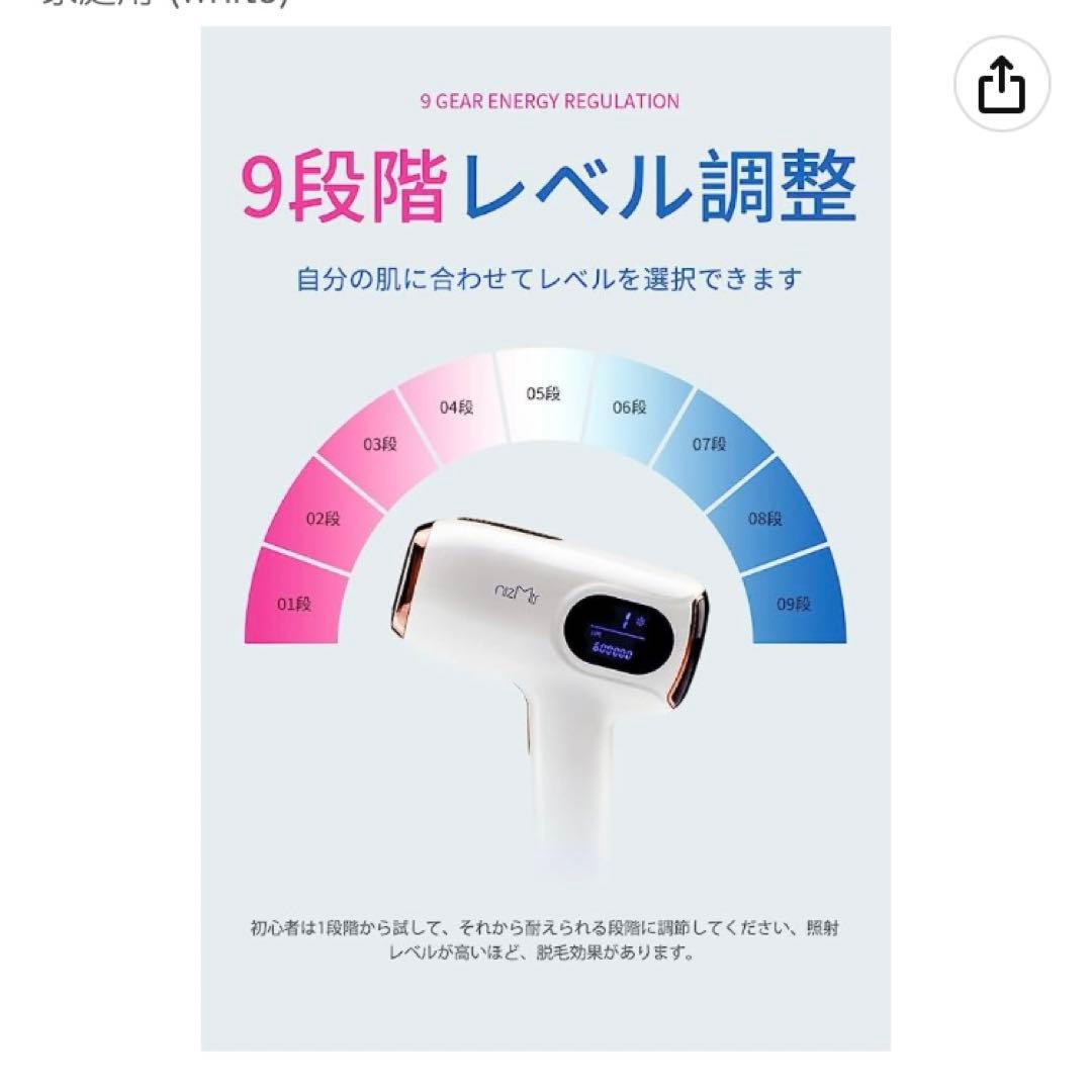 IPL光脱毛器　【未使用品】