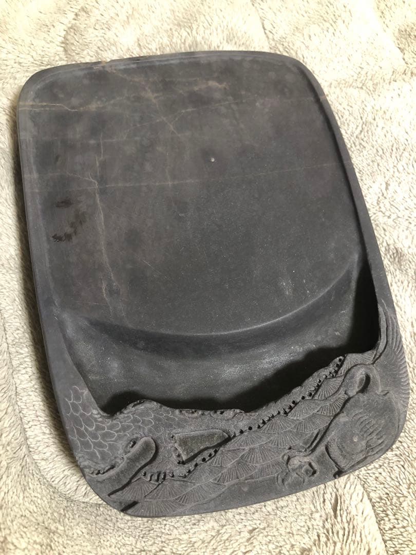 端溪硯 老坑 水巖 大西洞 金綫 青花 書道用品 端渓硯 骨董