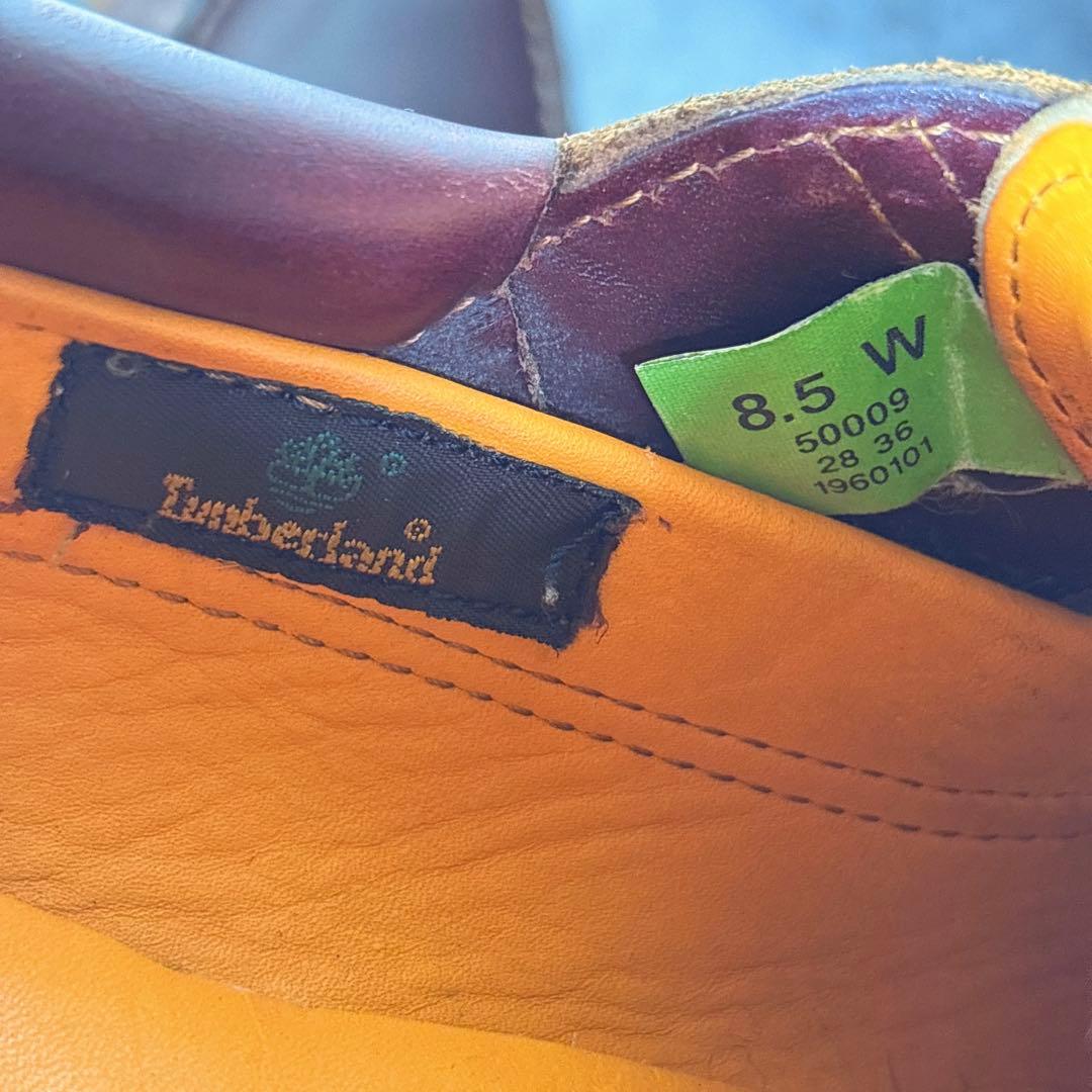 人気 ティンバーランド 3eyeクラシックラグ 26.5 デッキシューズ 赤茶