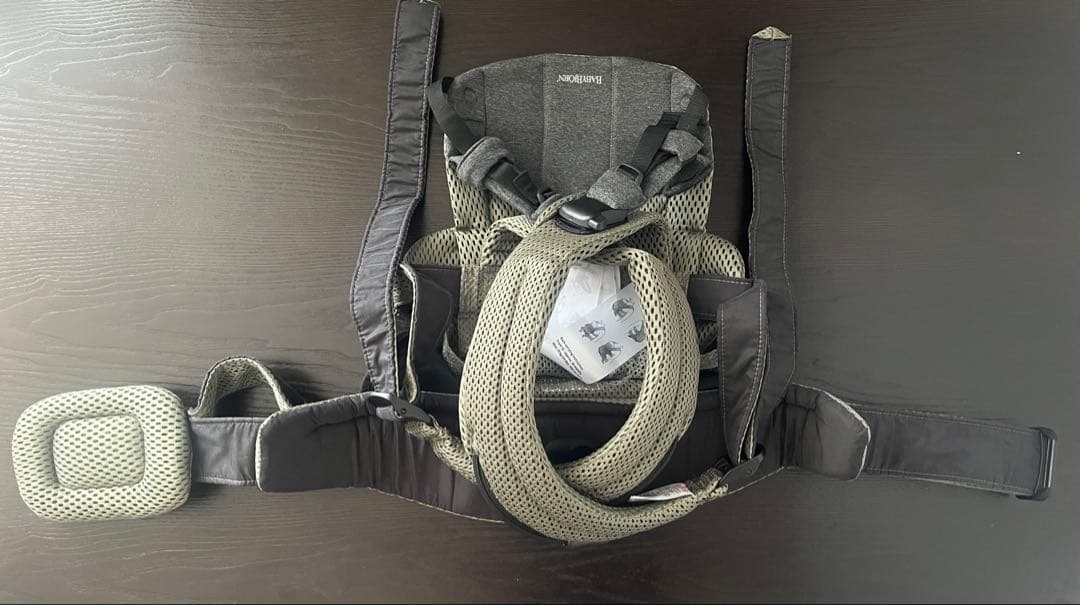 【美品】BABY BJORNベビービョルン ハーモニー 抱っこ紐 ダークグリーン