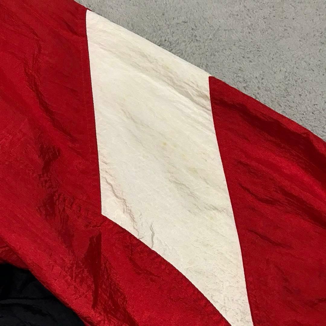 90s NIKE ナイキ　ビンテージナイロンジャケット　風車ロゴ　マルチカラー