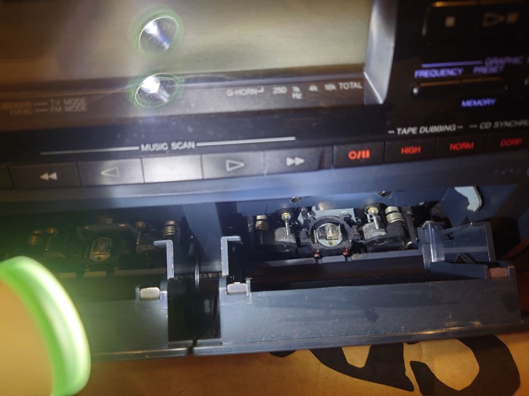 Victor RC-X750 Wラジカセ 元箱＆リモコン付き！