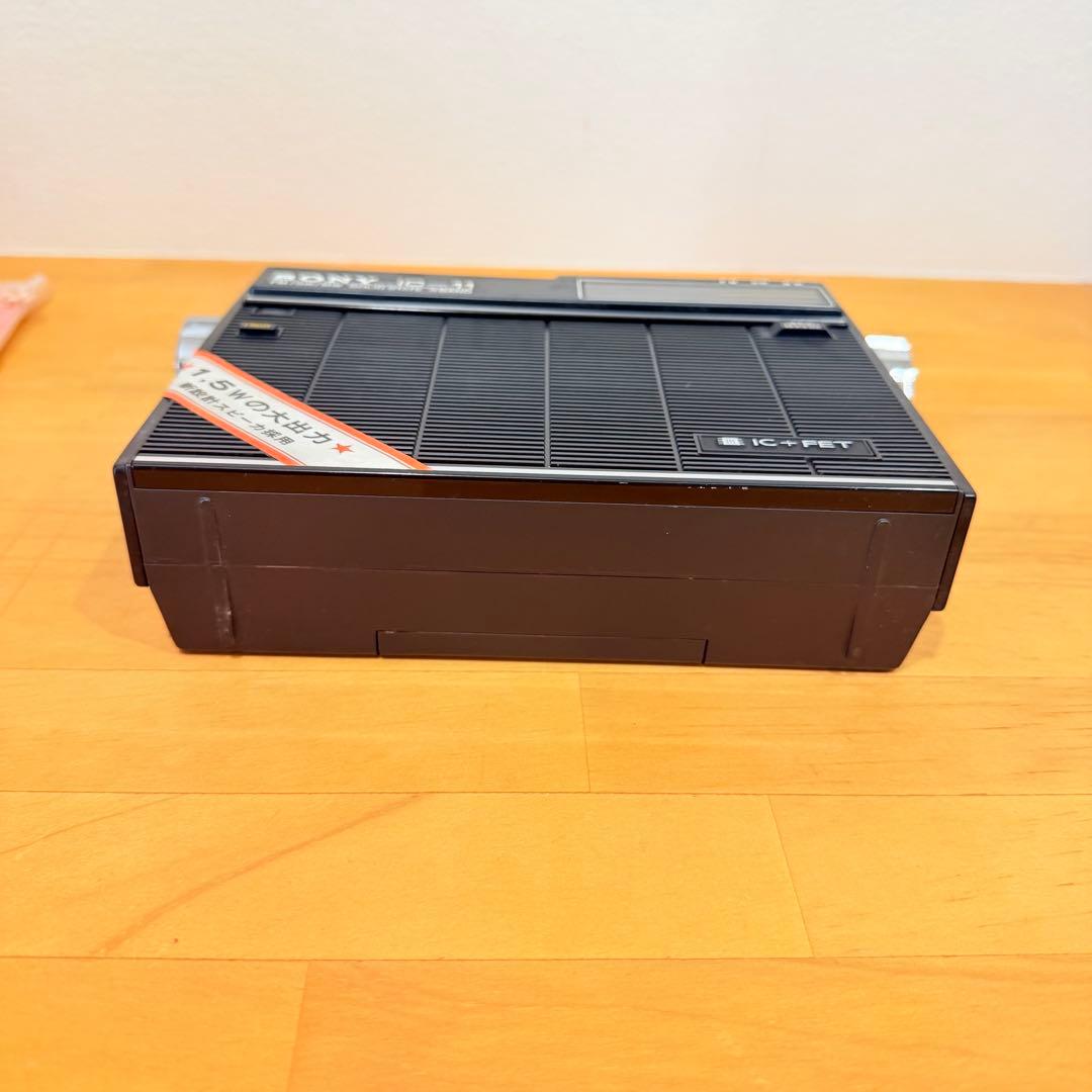【希少未使用】SONY ICF-110Bラジオ FM/SW/MW ソニー