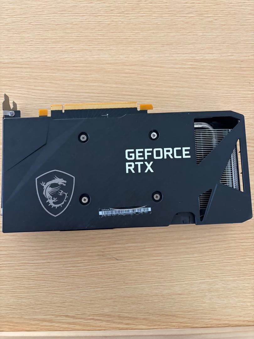 MSI GeForce RTX3060ti 8gb (動作不良)