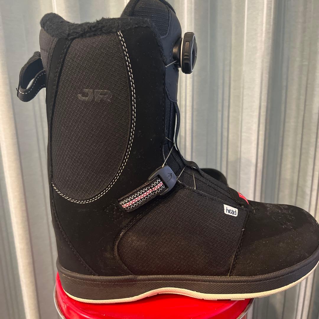 24.5㎝　head JR ヘッドブラック スノーボードブーツ