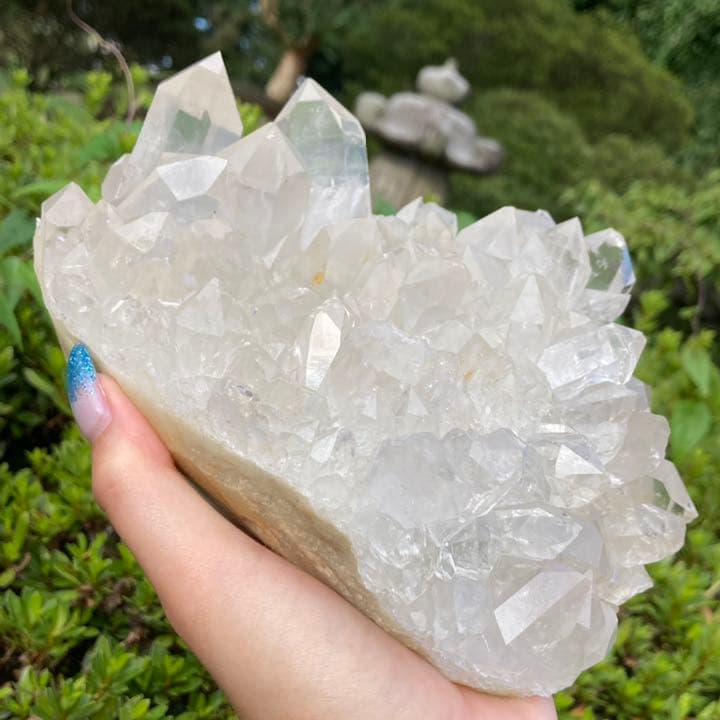 ヒマラヤ水晶 ヒマラヤクォーツ クラスター  △△△△