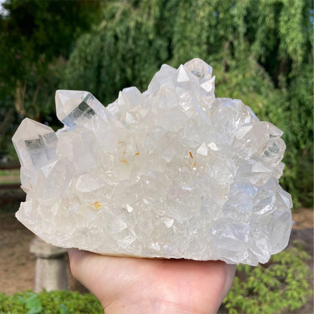 ヒマラヤ水晶 ヒマラヤクォーツ クラスター  △△△△