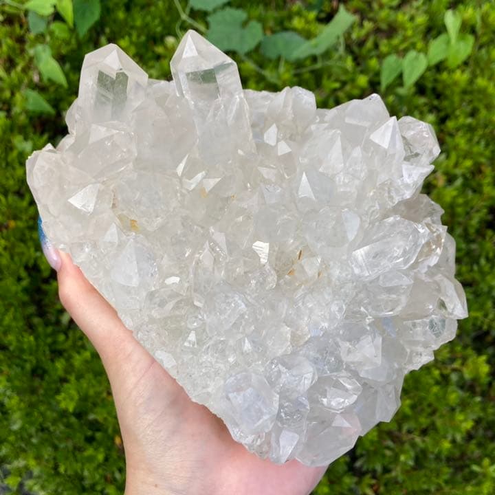 ヒマラヤ水晶 ヒマラヤクォーツ クラスター  △△△△