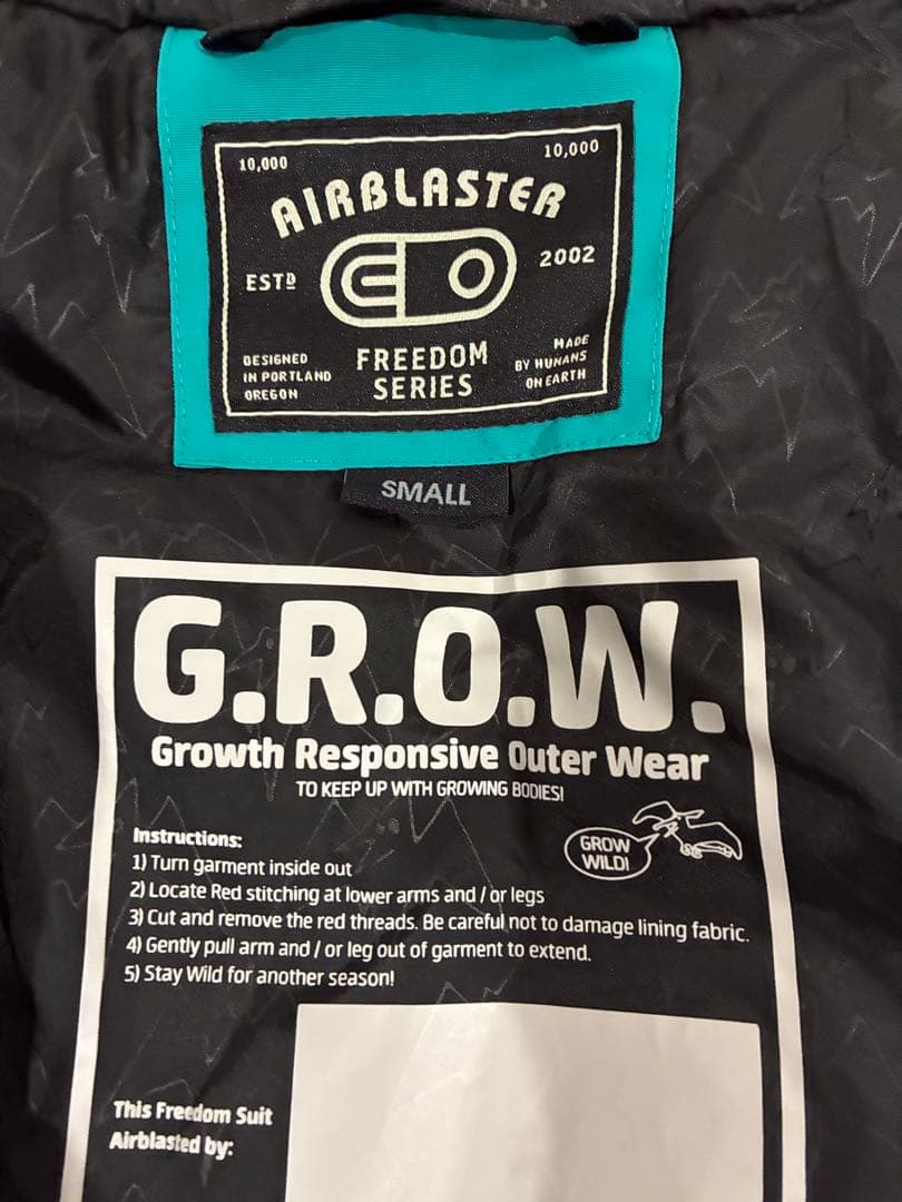 AIRBLASTER スノーボードジャケット (SMALL) キッズ