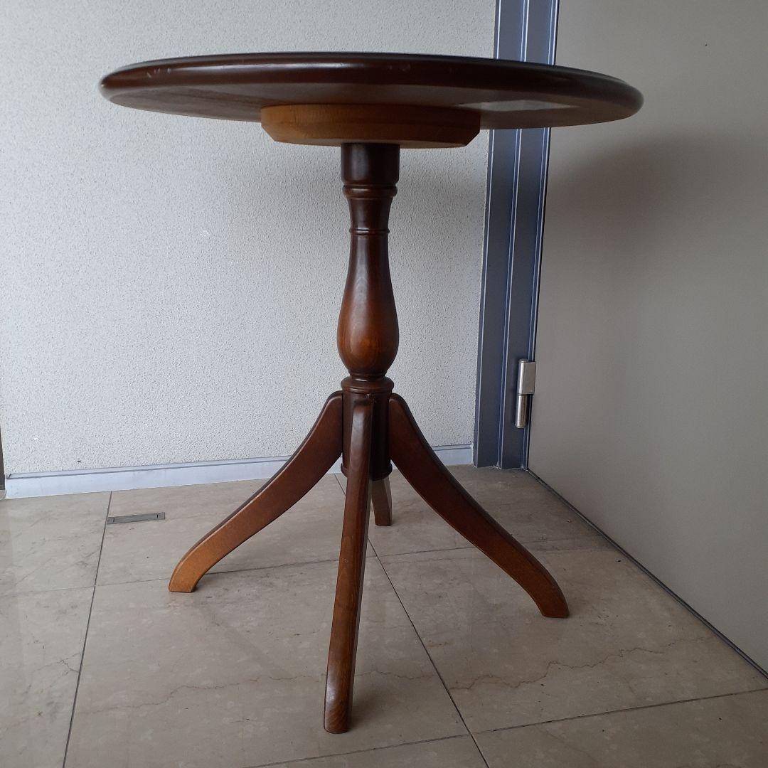 飛騨産業　直径60cm　丸テーブル ヴィンテージ