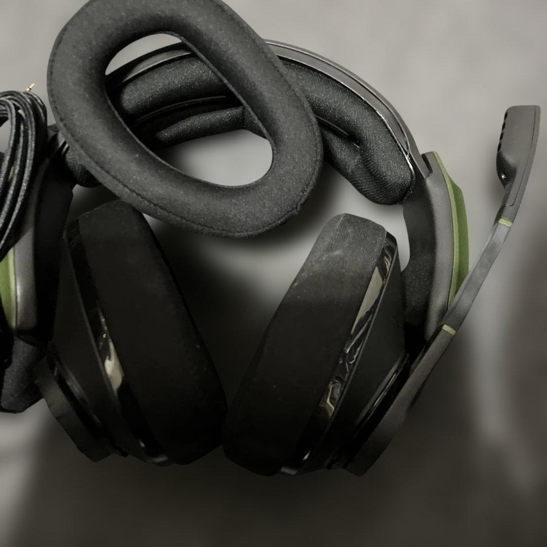 ゲーミングヘッドセット グリーン