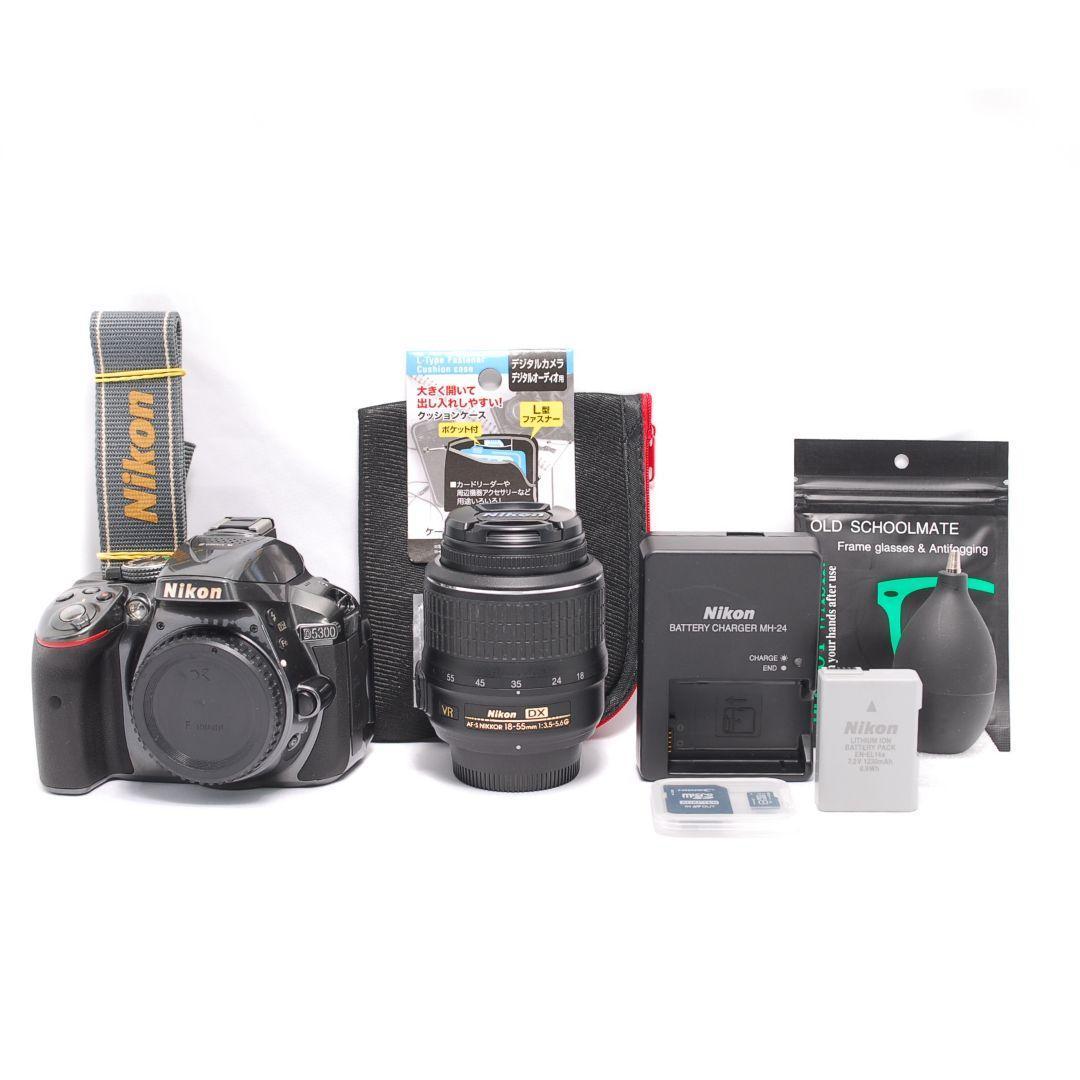 ❤即購入1000円OFF❤ Nikon D5300 シャッター46枚 グレー