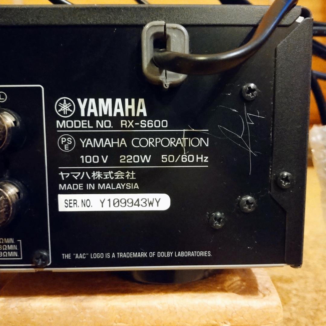 ★☆YAMAHA☆RX-S600☆AVレシーバー☆★ 検索用：ヤマハ