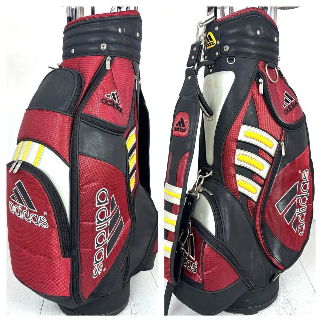 本格派 メンズゴルフクラブ 12本 フルセット ゴルフセット adidas