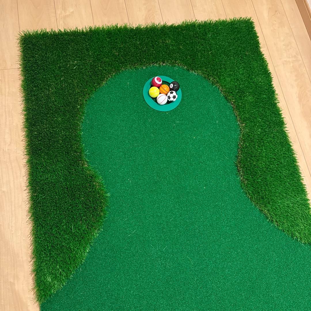 ゴルフ練習マット 人工芝 ボール付き
