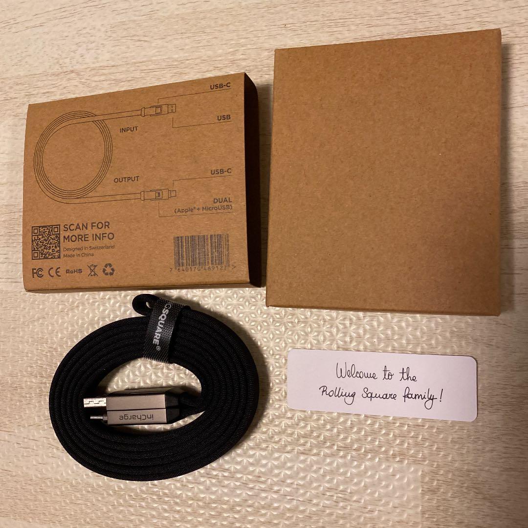 人気品！ in Chage インチャージ 6 Max USB A B C 黒