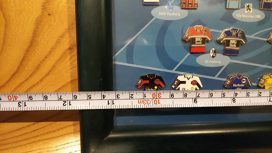 1999-00ブンデスリーガ1部ユニピン37個(ホーム&アウェイ、リーガロゴ)