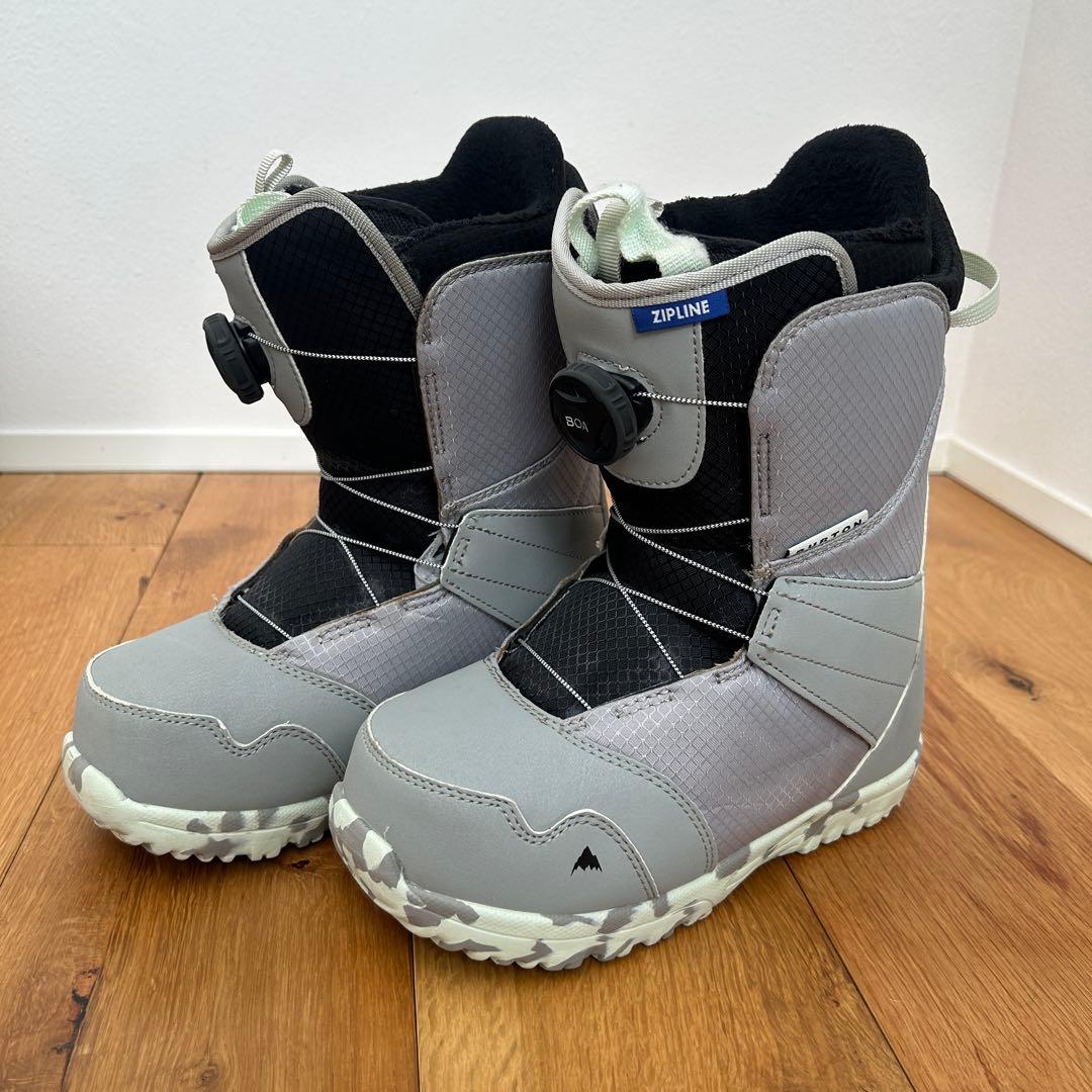 バートン キッズ スノーボードブーツ ボア ジップライン Burton