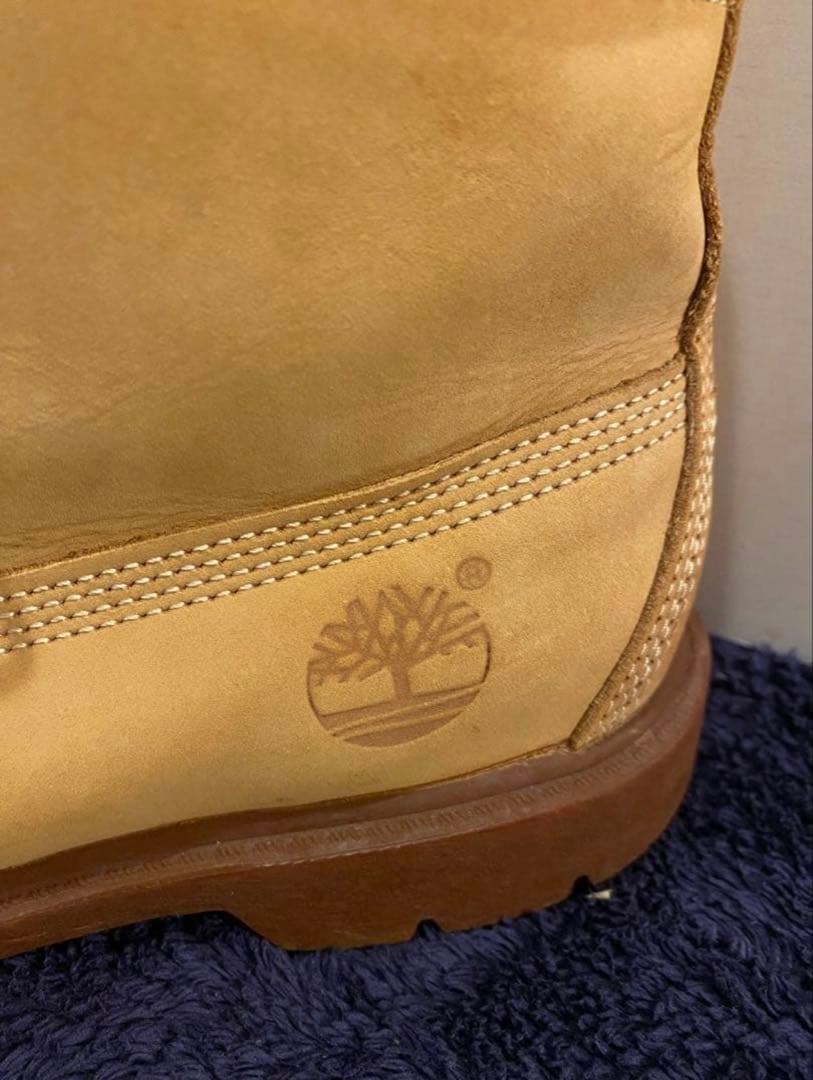 美品Timberland 10066 イエローブーツ7 25 ヌバックレザー