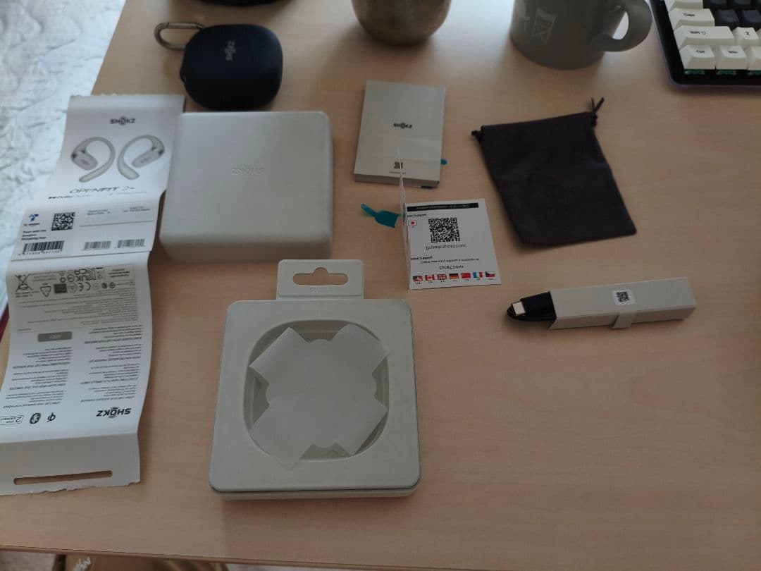 イヤホン shokz OPENFIT2+