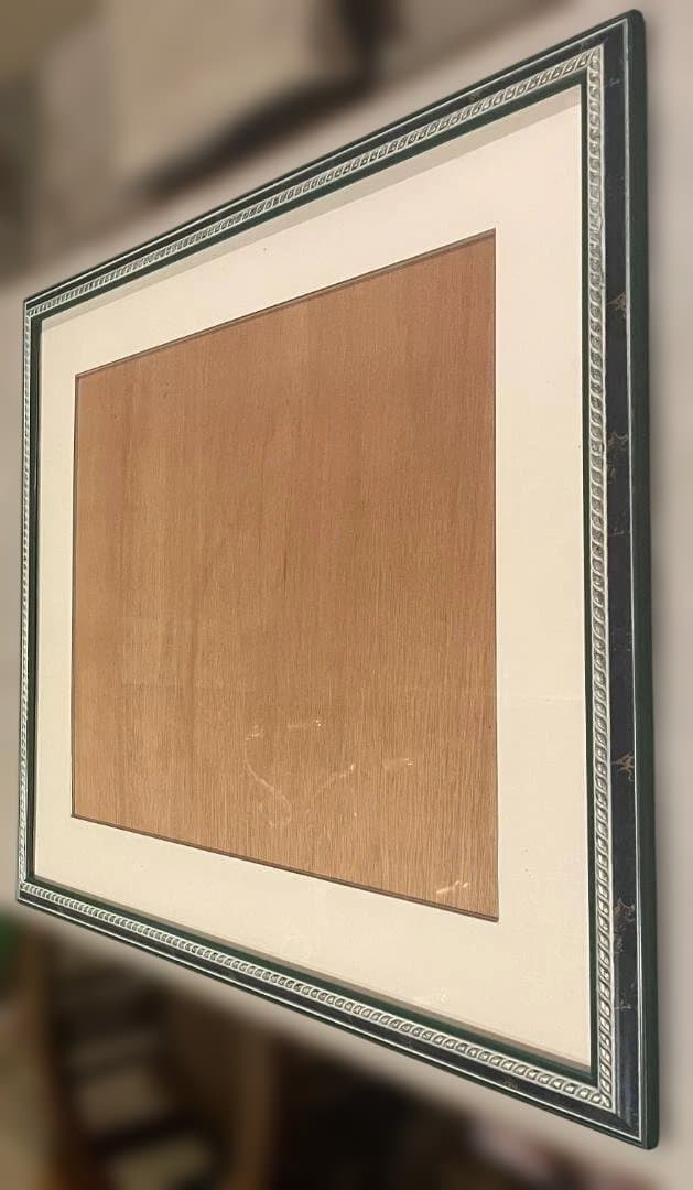 木製 フレーム 額縁 大型 絵画 写真 染色 ポスター 展示 アンティーク調