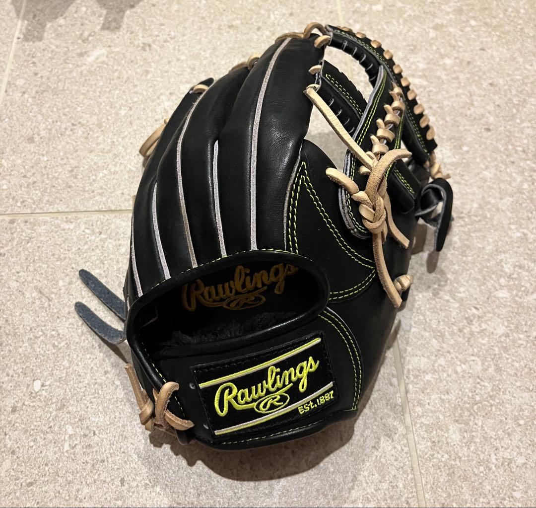 ✅【美品】ローリングス 軟式 内野手用グローブ 岡本和真モデル