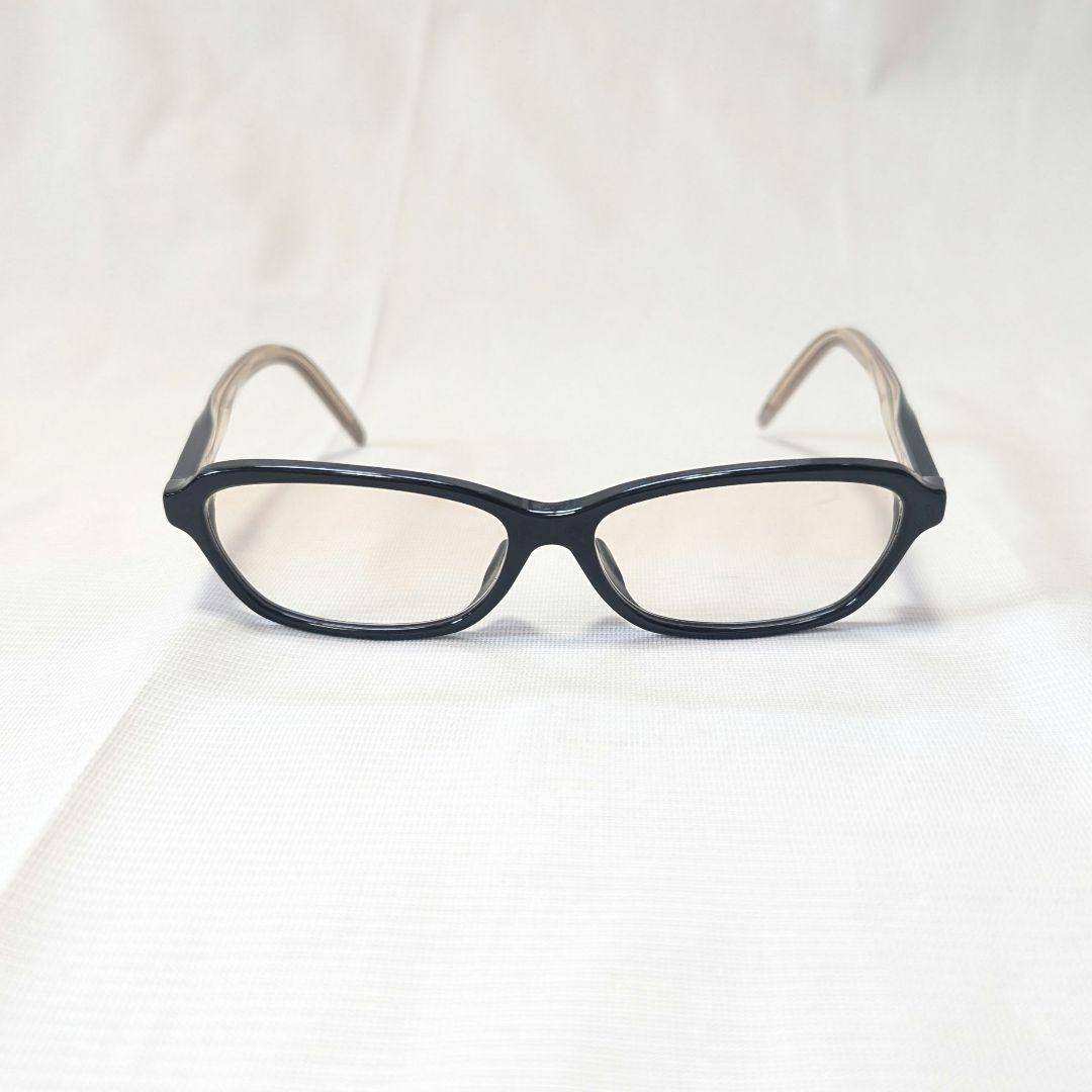 【GUCCI】イタリア製GGロゴ・スクエアタイプサングラス　黒縁メガネ