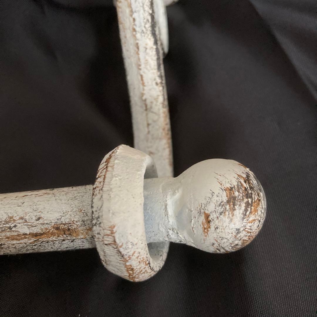 アイアンフルールドリス　シャビー　鉄製トイレットペーパーホルダー　未使用