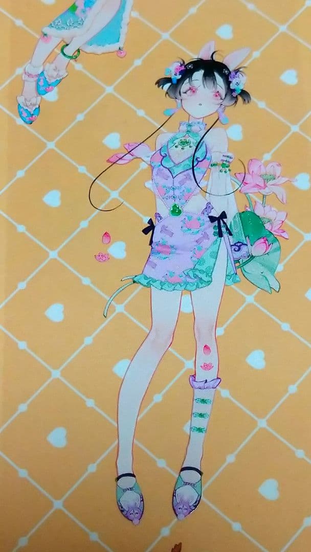 J949＃清风明月(PET)MOODTAPE切り売り海外人物マステ女の子