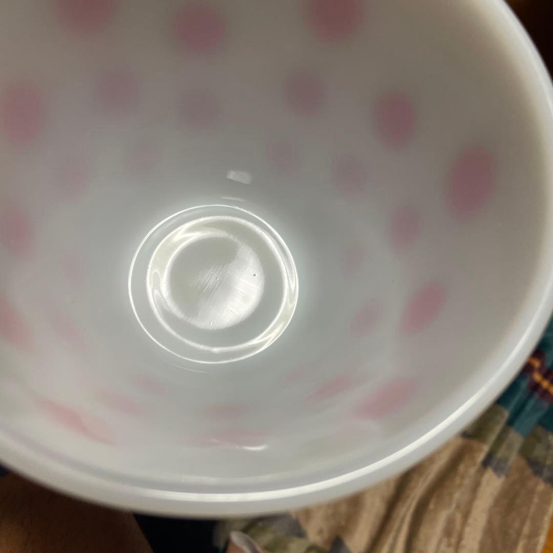 Fireking ポルカドット　ミキシングボウルSサイズ