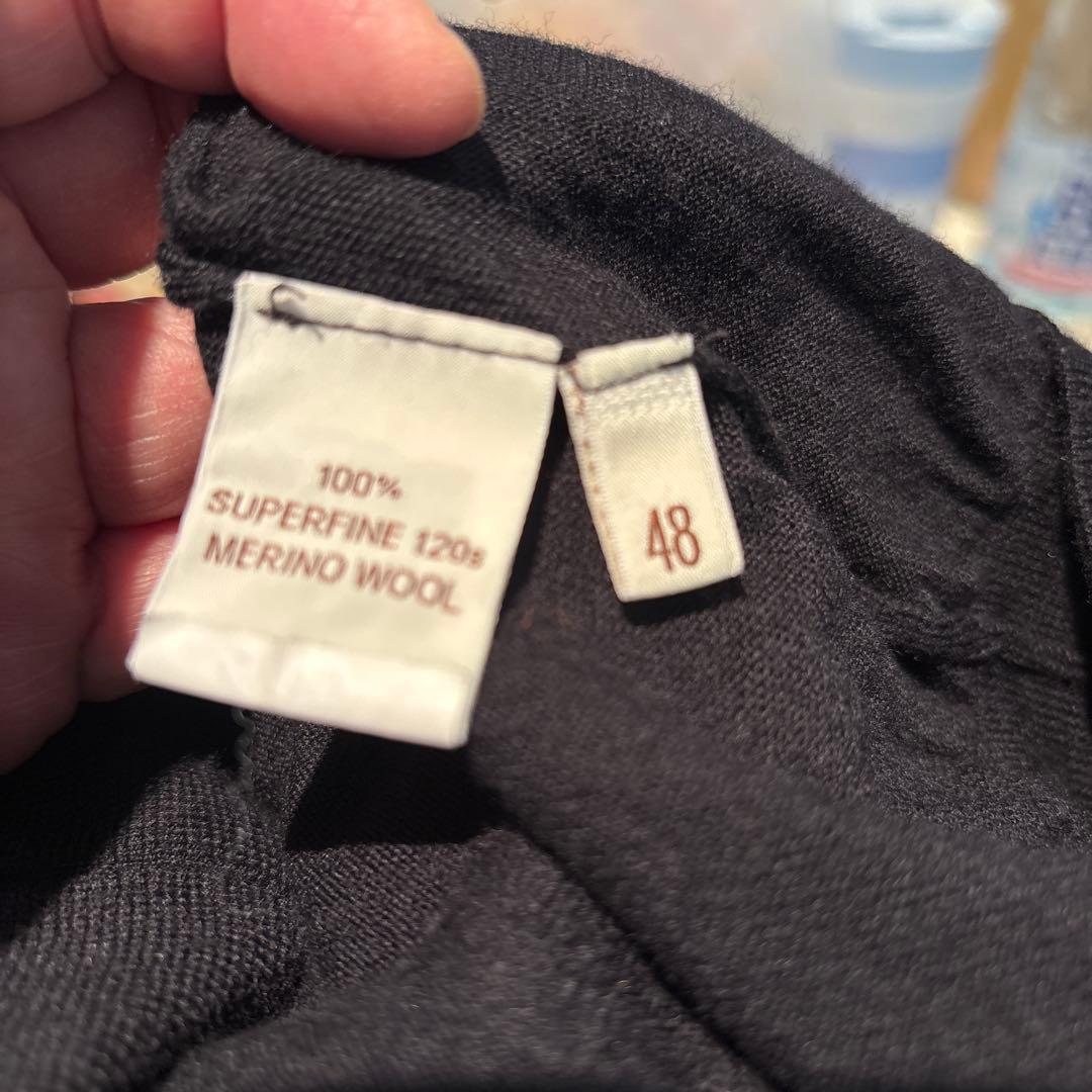 フィリッポデローレンティス／モックネックニット／ブラック／48