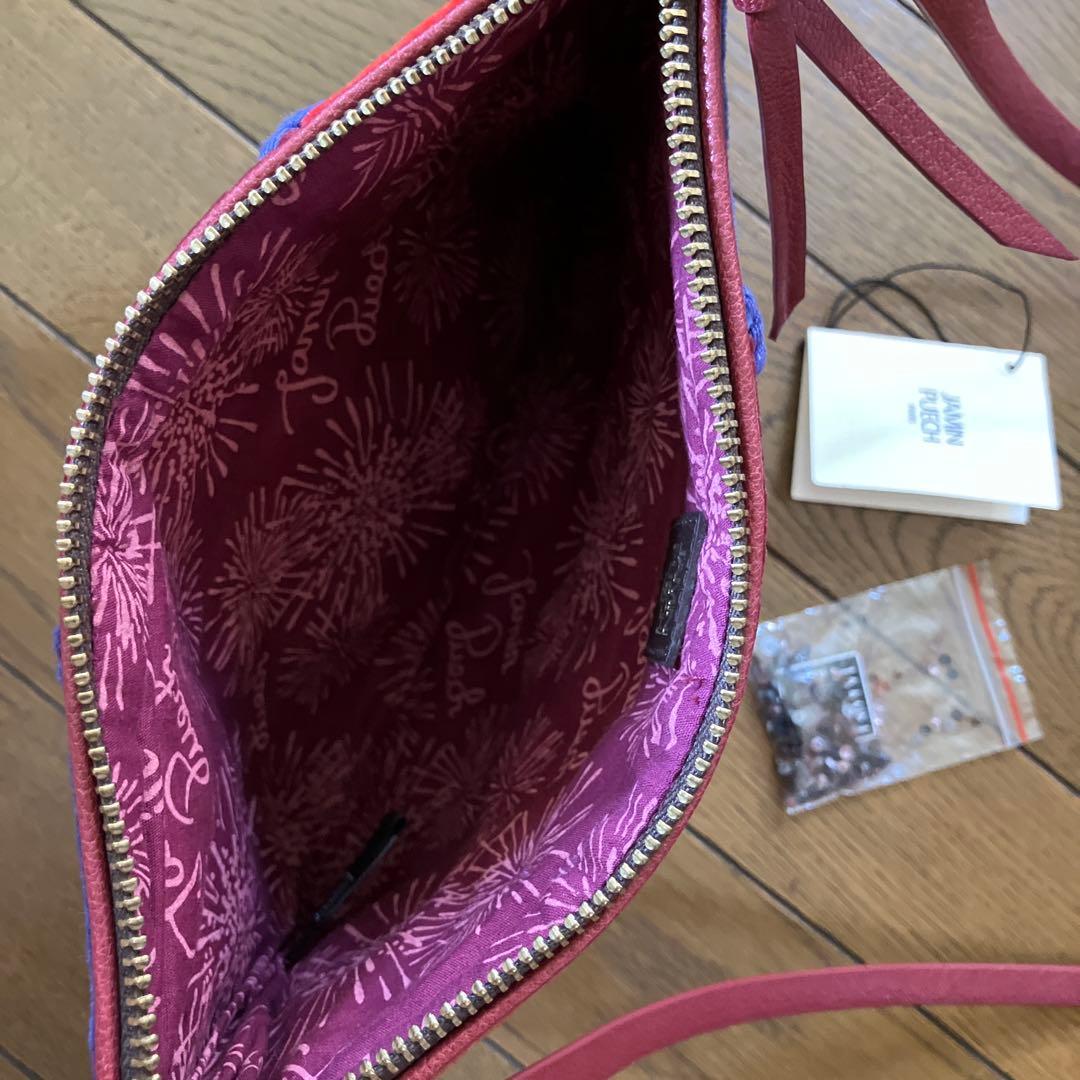 B*い様 新品★JAMIN PUECH★パッチワーク　バッグ　2way ビーズ