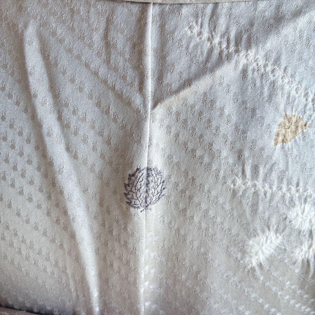 訪問着　フルセット　着物　正絹　絞り　雪輪　淡い　入学式　お祝い　N4