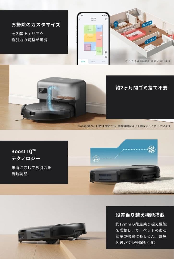 新品Anker Eufy Robot Vacuum Auto-Empty C10